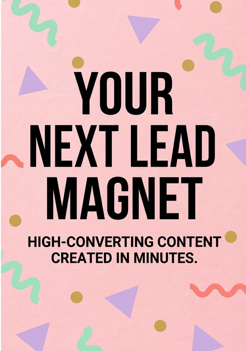 Lead magnet example